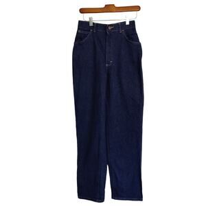 Vintage 80s Sears Womens Sz 8 Super High Rise Relaxed Baggy Mom Jeans Dark Wash